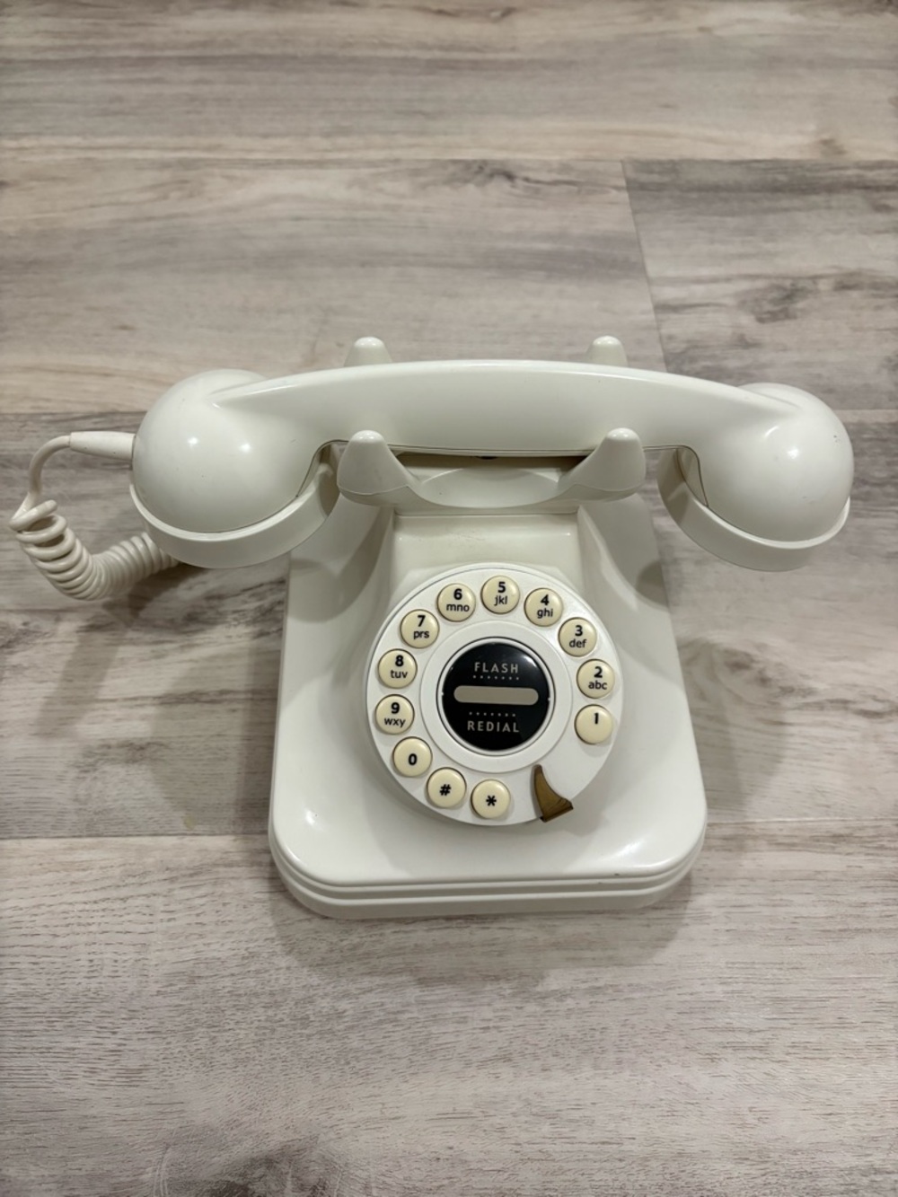Vintage White Grand Telephone Ivory- PF Products